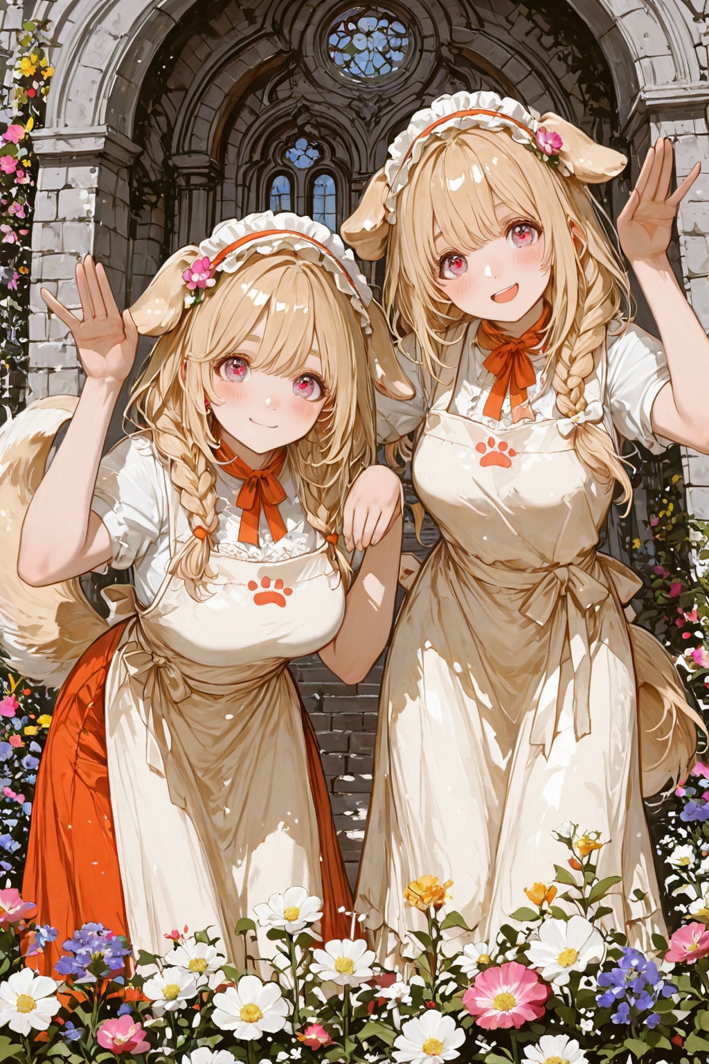 けもみみ生花店 | の人気AIイラスト・グラビア