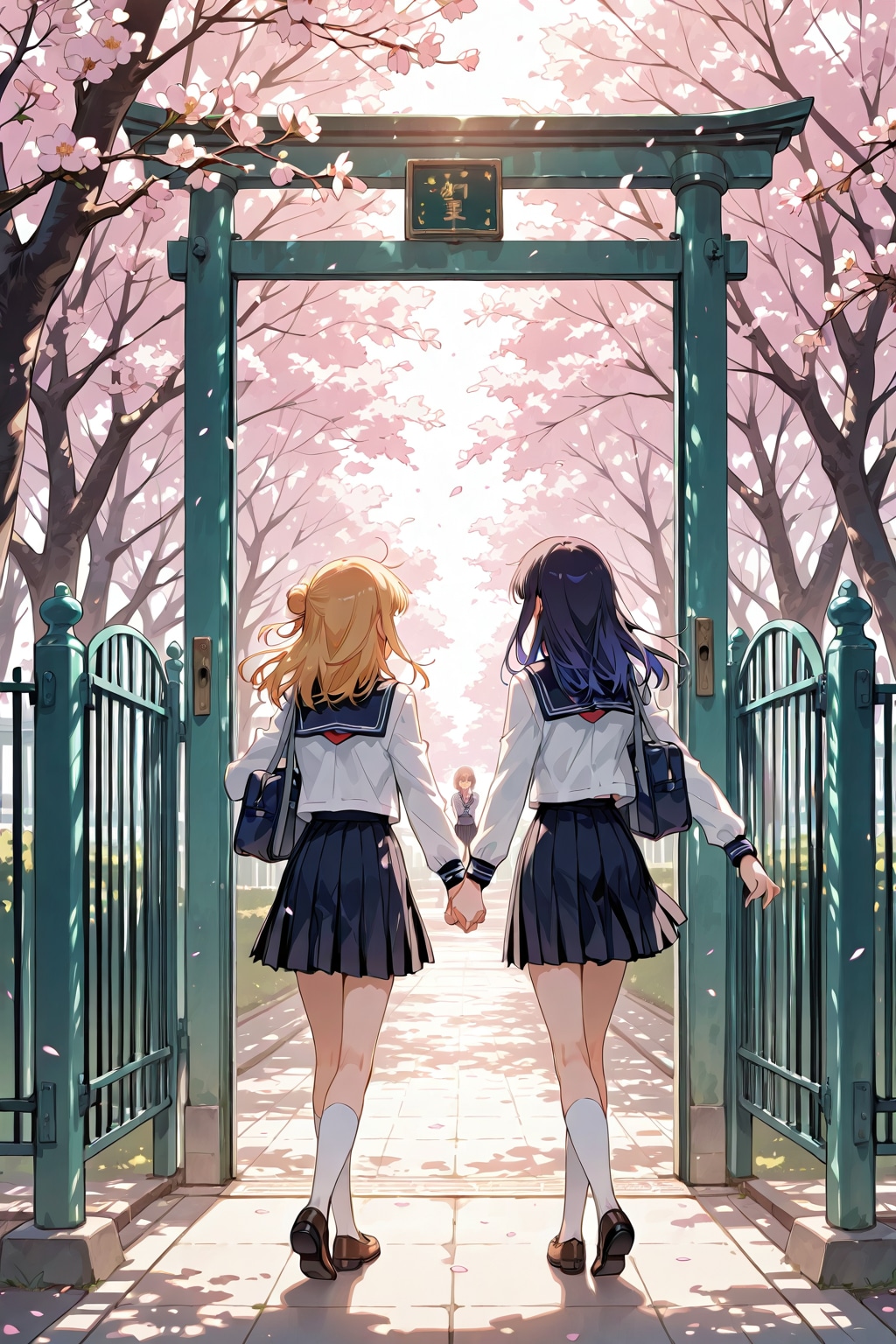 2人で仲良く入学式　2026/4/4