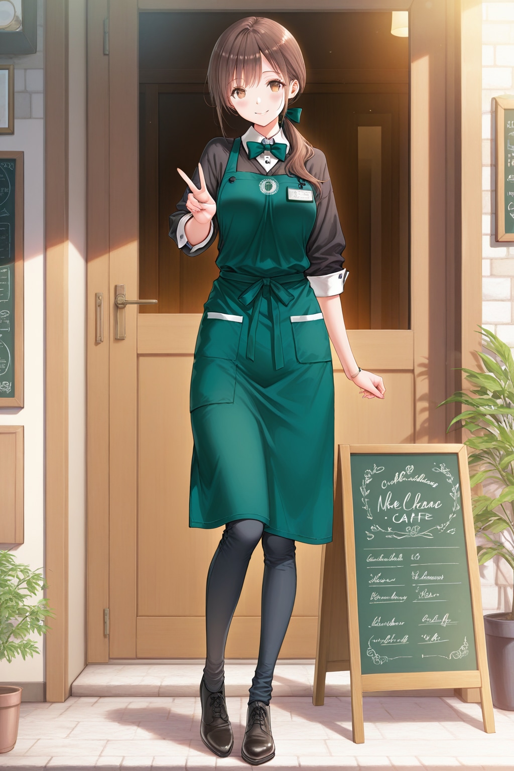 カフェの店員さん