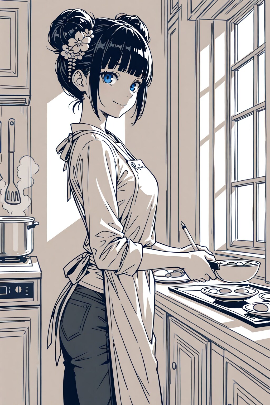 かおるのおだんごちゃんスケッチ１９ | の人気AIイラスト・グラビア