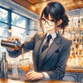 眼鏡三つ編みバーテンダーさん ／ 眼鏡三つ編み 11枚目