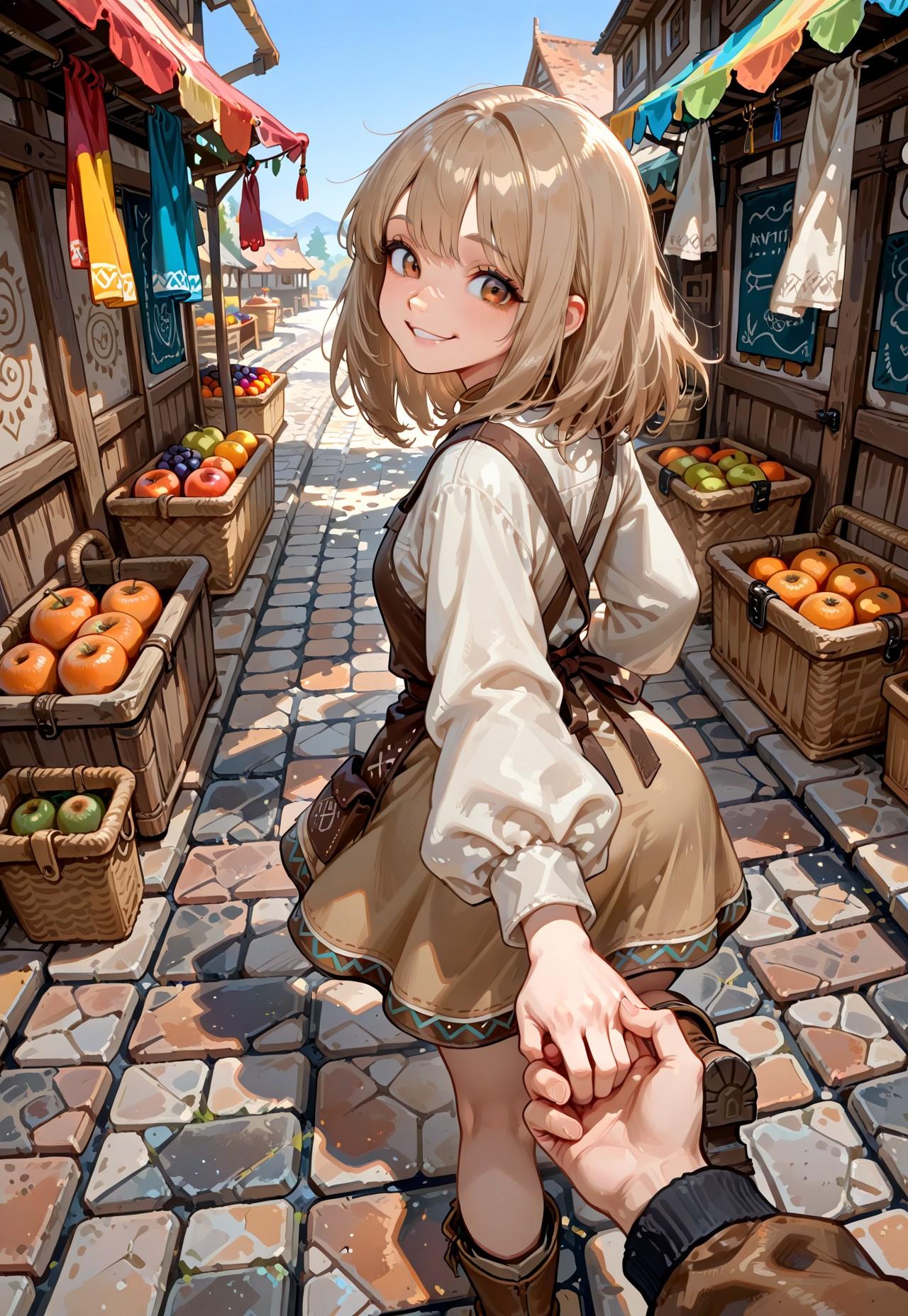 市場への近道 | の人気AIイラスト・グラビア