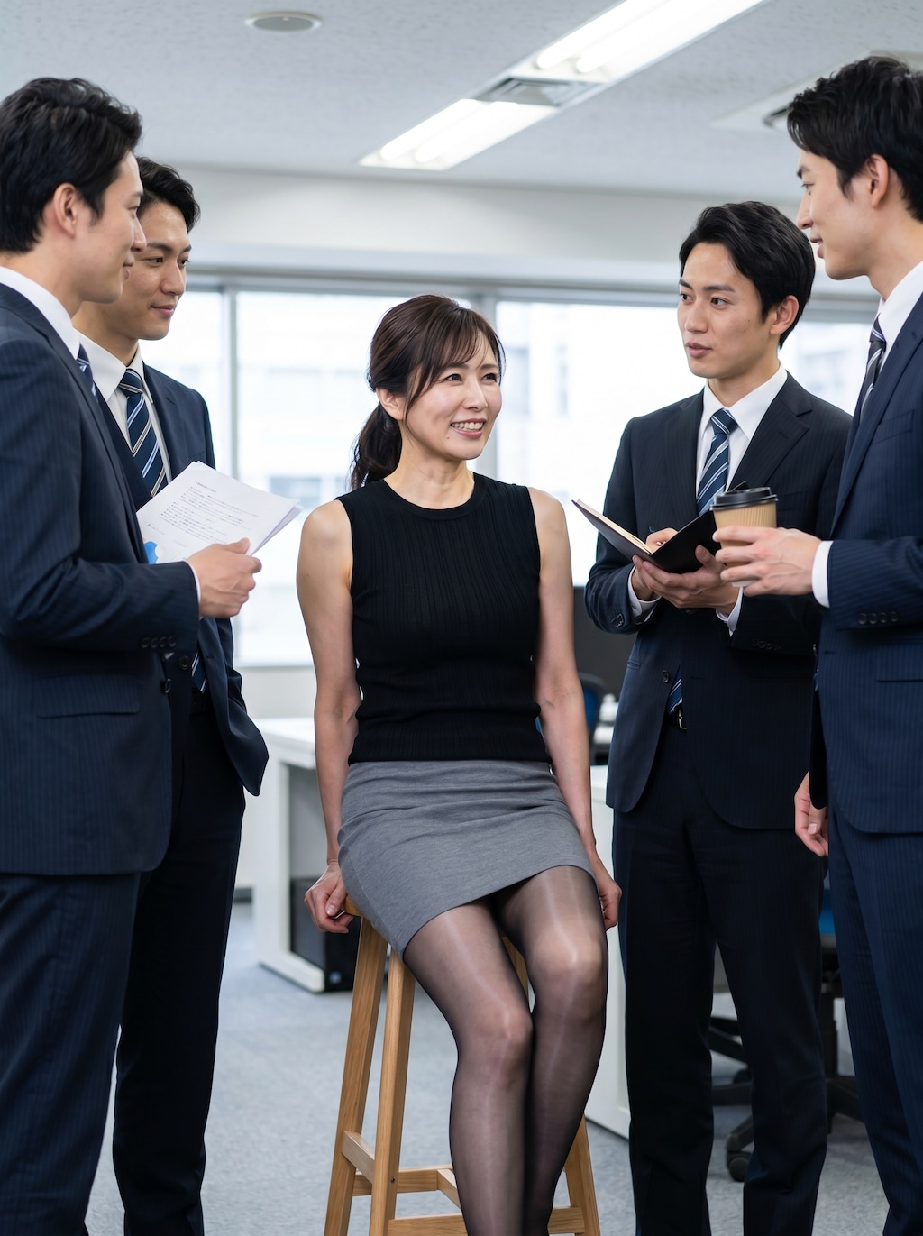 若手社員に人気の先輩OLさん。