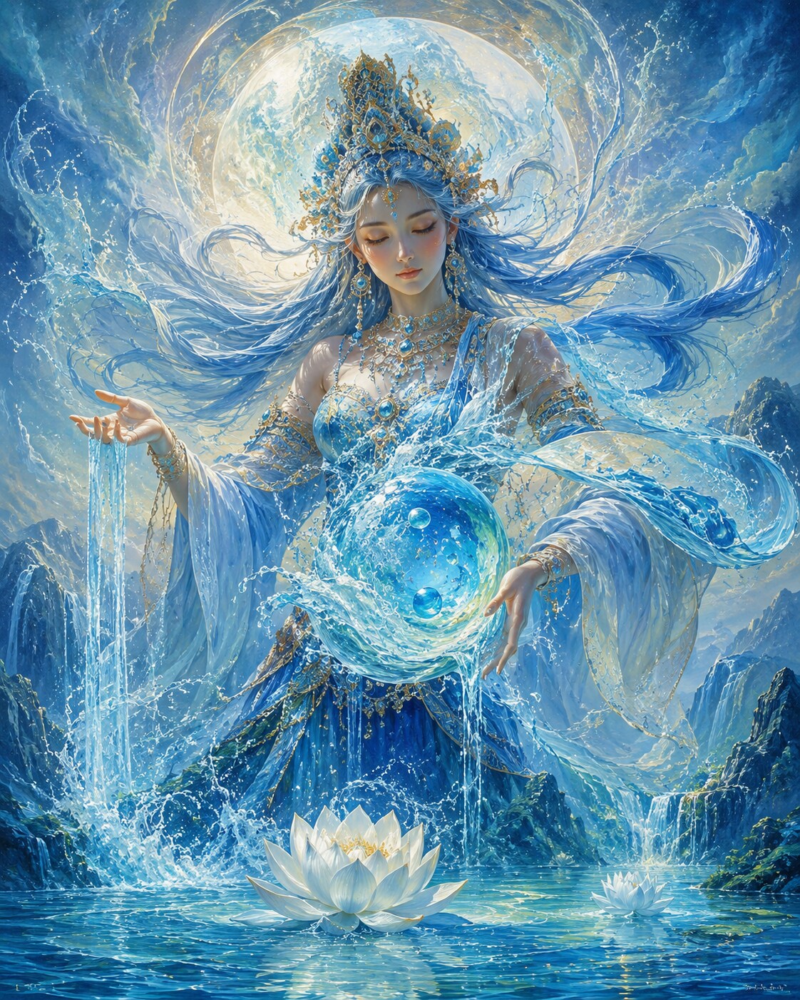 水神の祝福 | の人気AIイラスト・グラビア