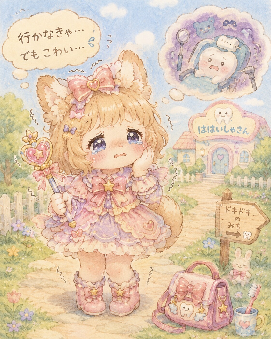 魔法少女ちゃんははいしゃさんが苦手