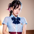 童顔ちっぱい女学生の手コキ 3枚目