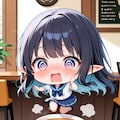 黒髪のエルフちゃん 2枚目