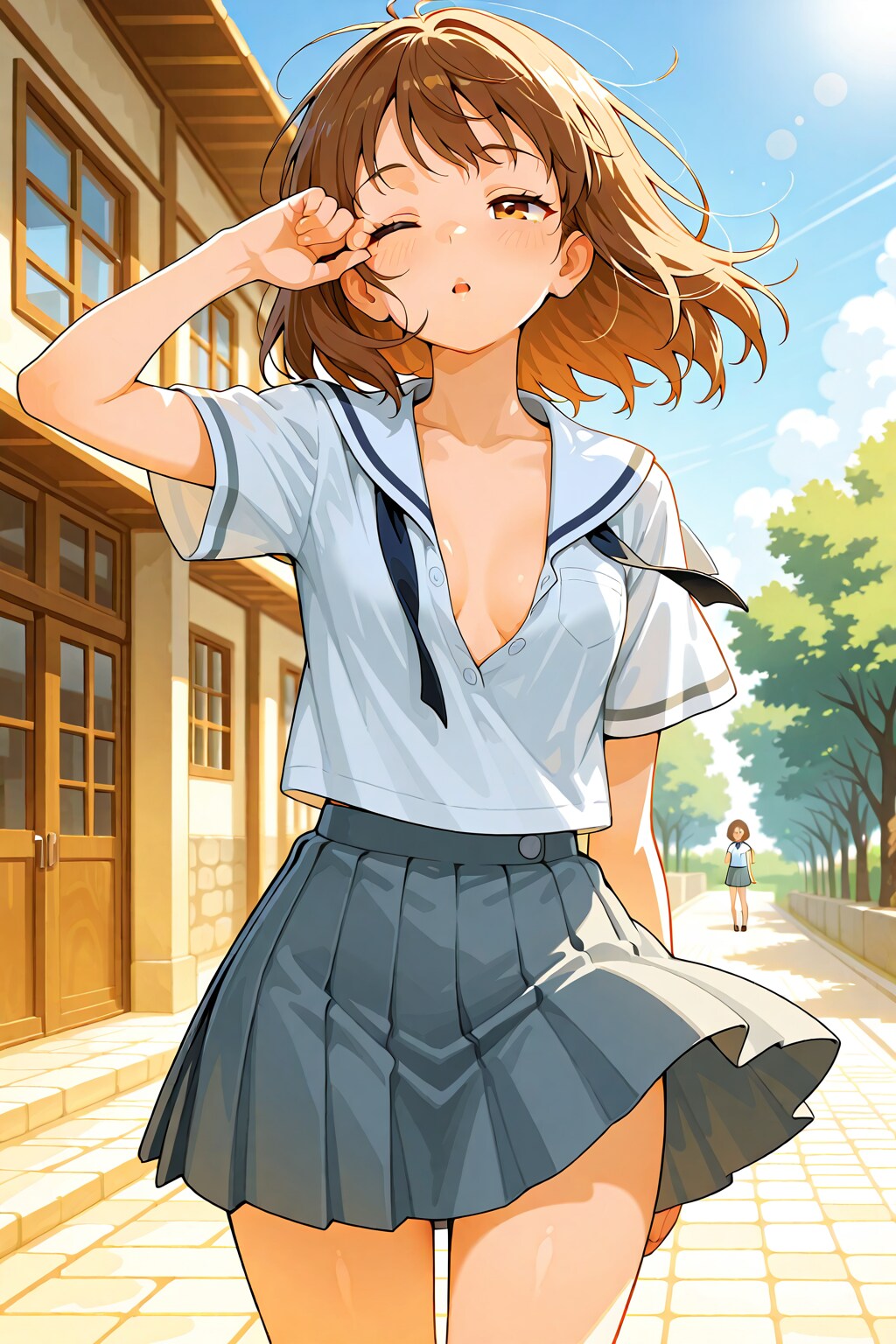 暑いよね！解放しちゃおうかしら！