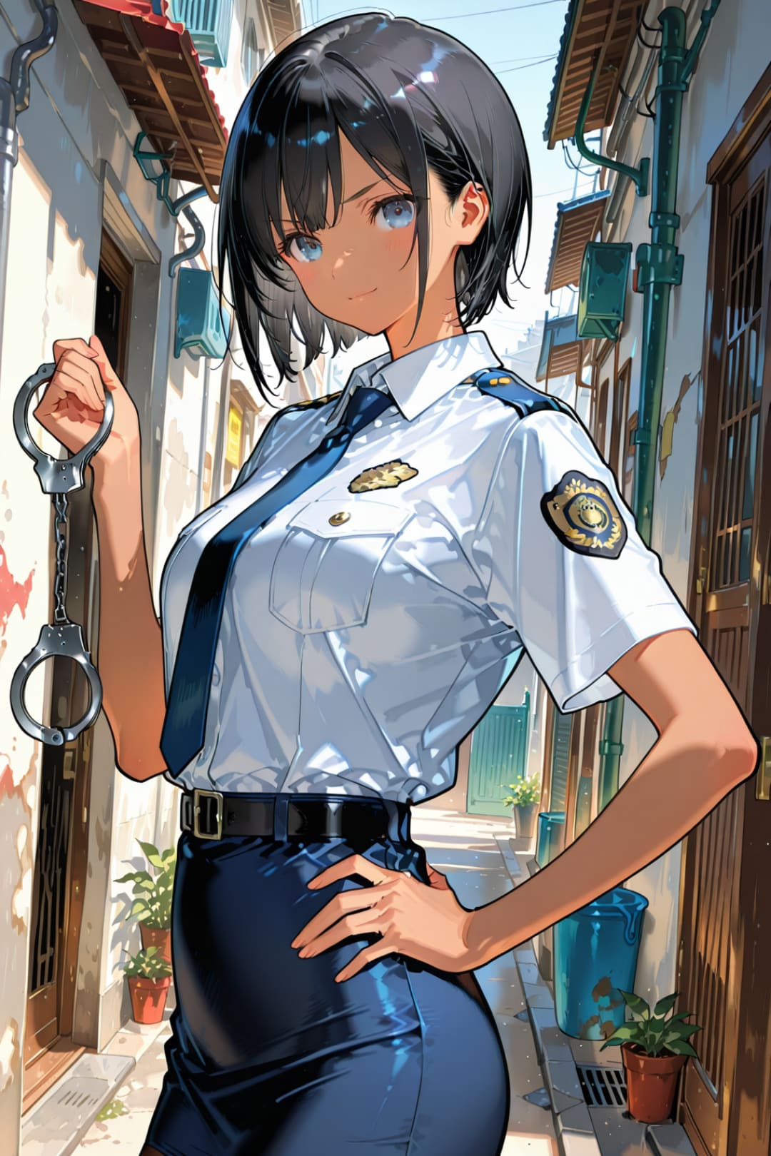婦警さん | の人気AIイラスト・グラビア