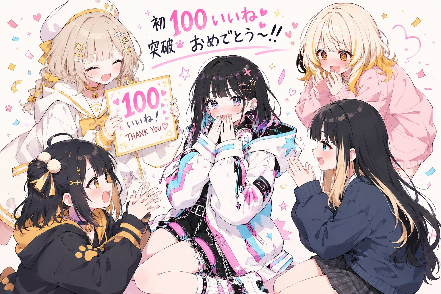 初100いいね突破