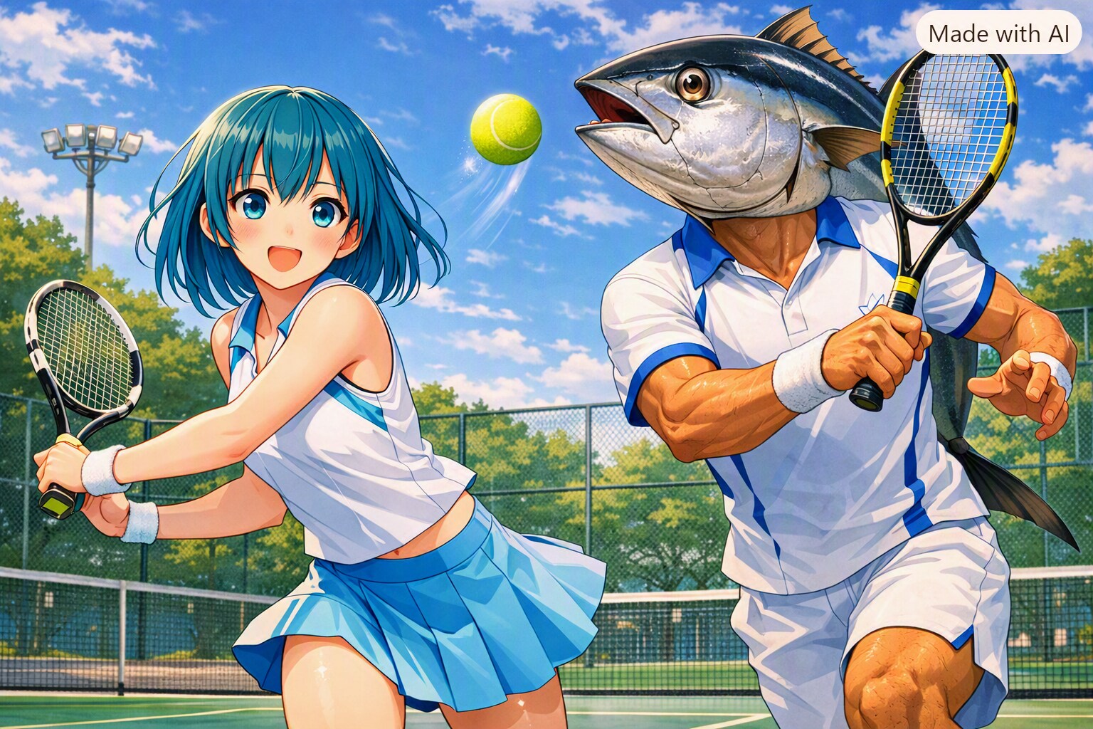 テニス プレイヤー | の人気AIイラスト・グラビア
