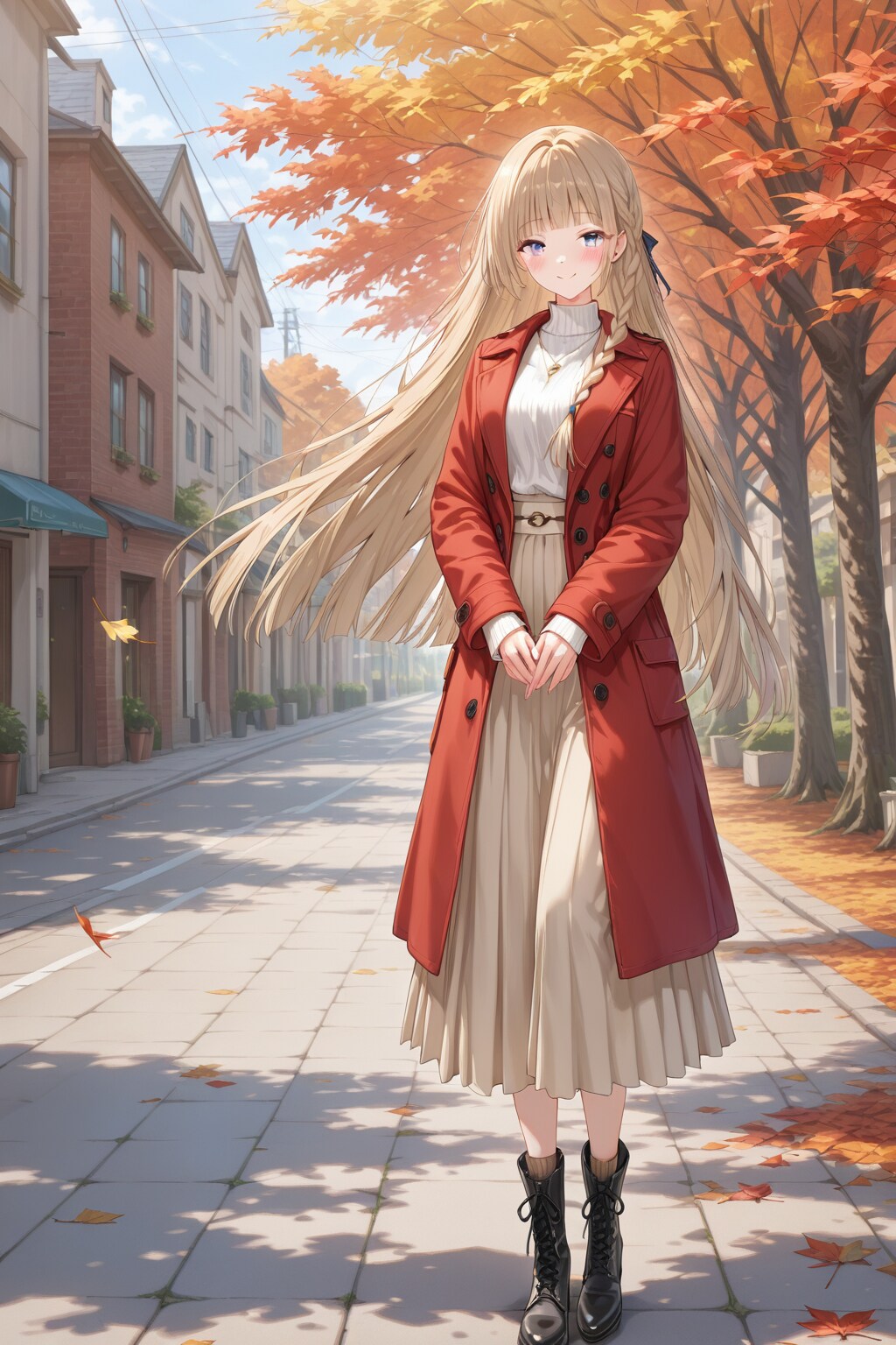 紅葉のストリート