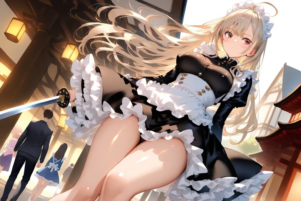 メイドは抜き身の刀だって扱えます