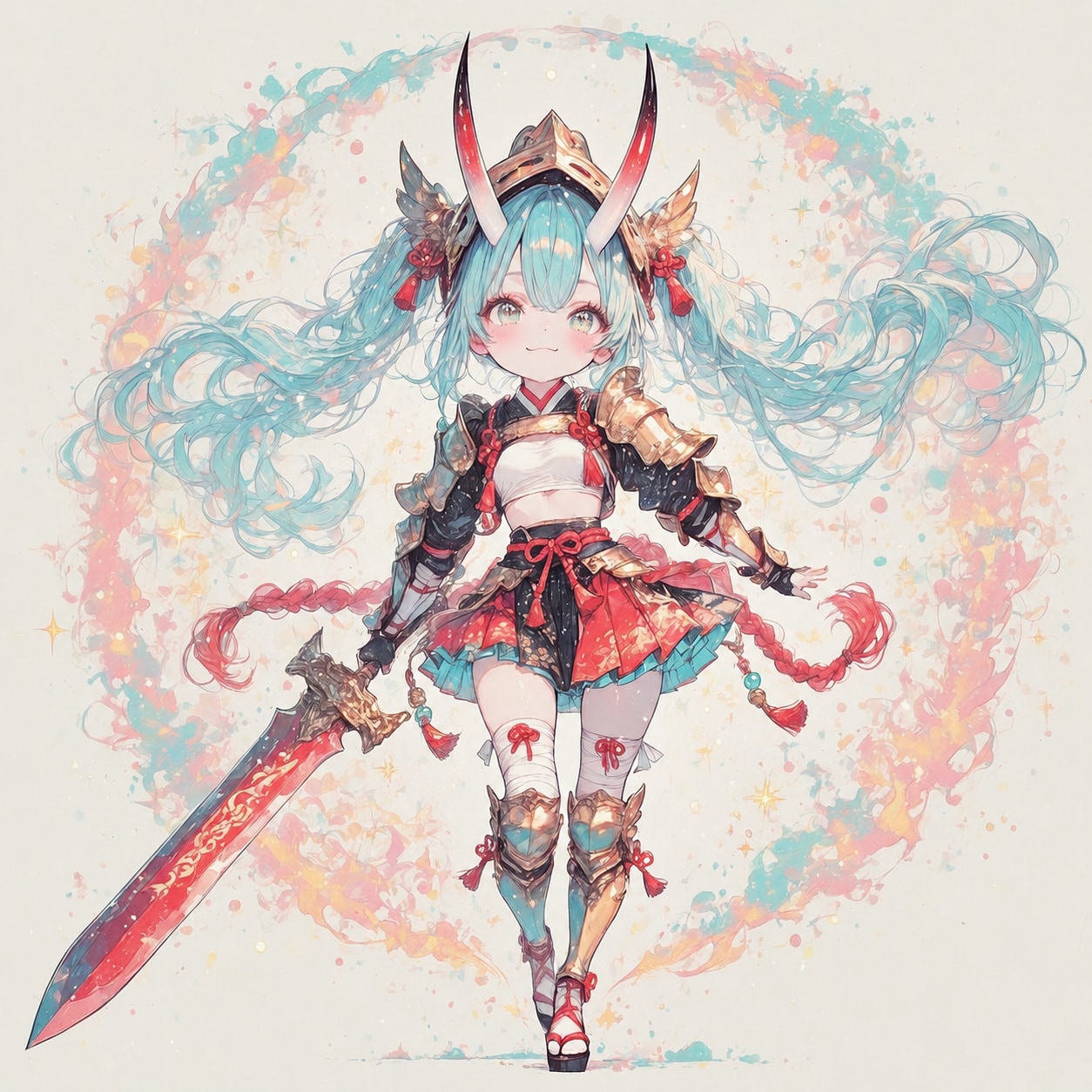 鬼の娘 | の人気AIイラスト・グラビア