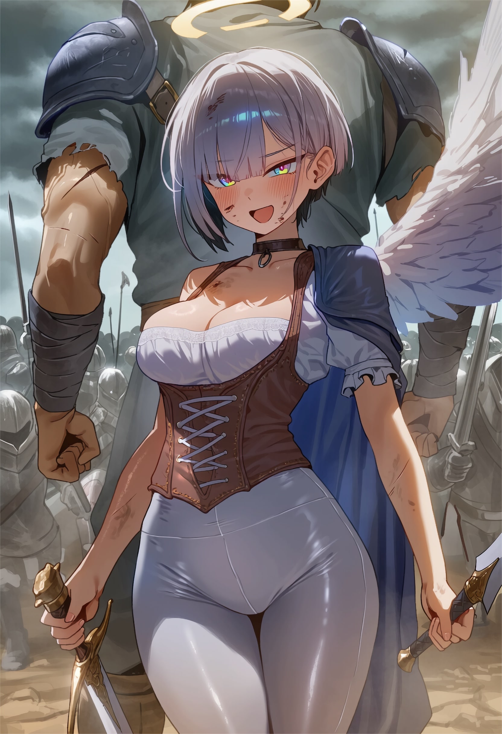 女騎士「戦が終わったらお前はどうする？」♂「俺がお前を孕ませる」