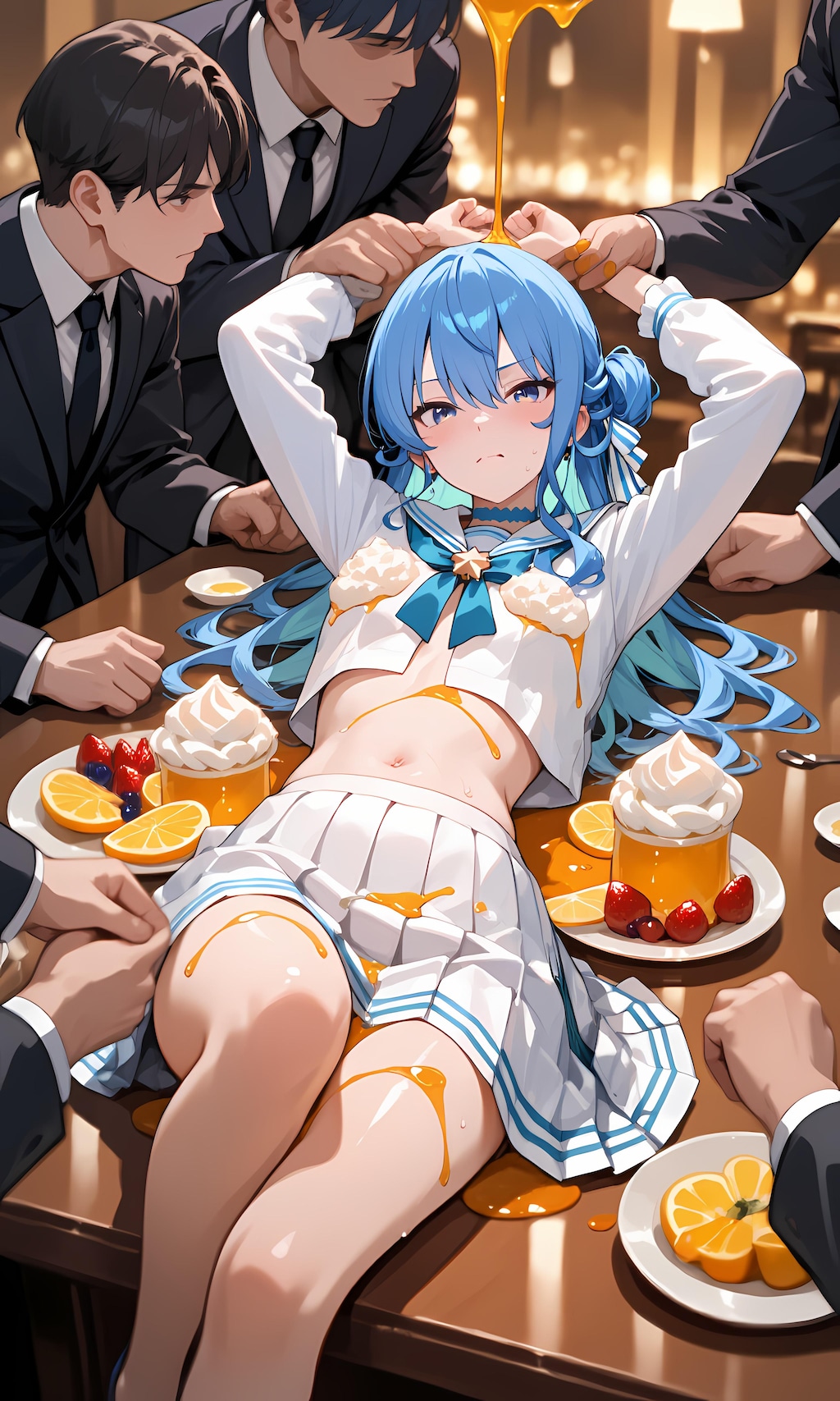 女体盛り　星街すいせい２