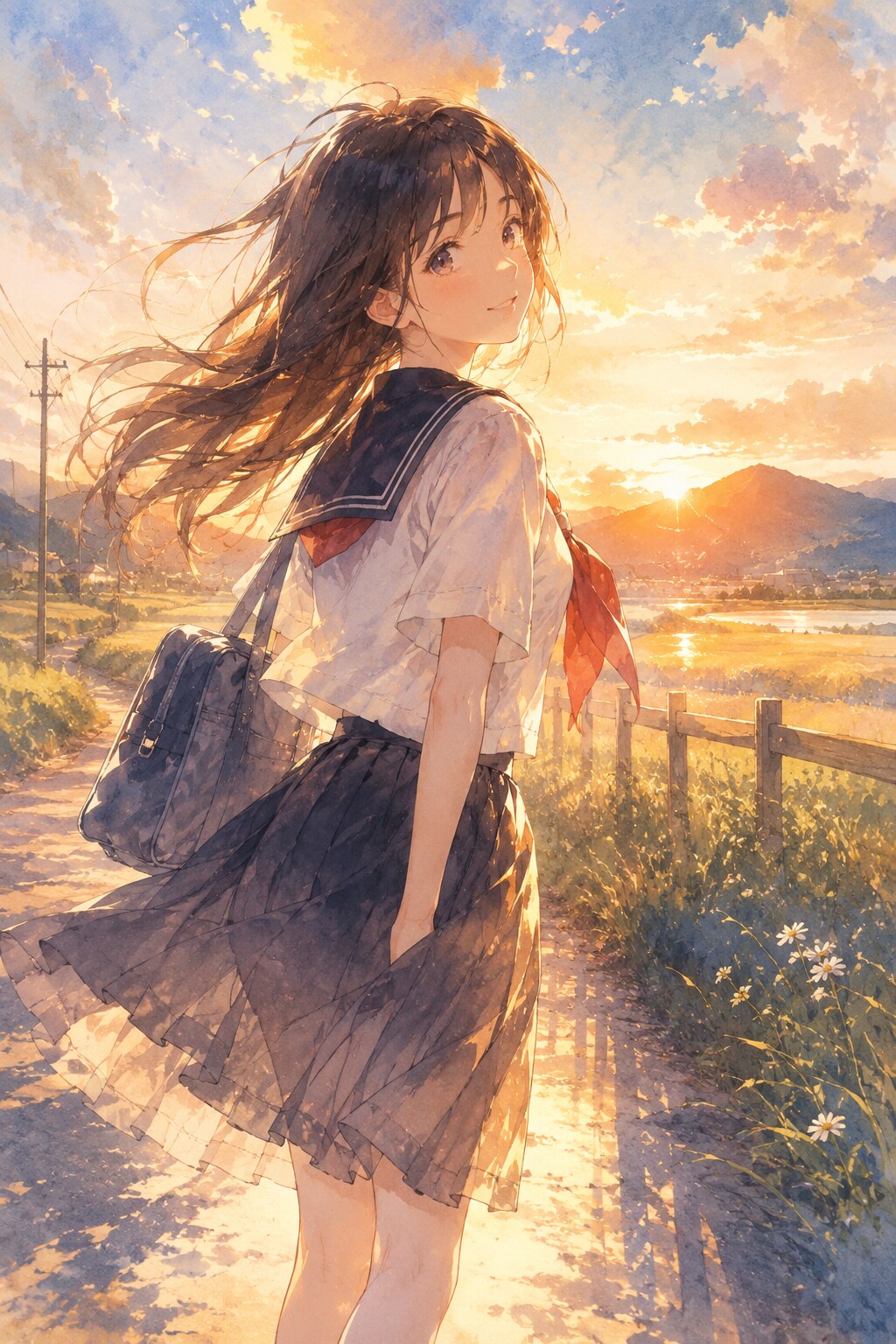 夕やけ