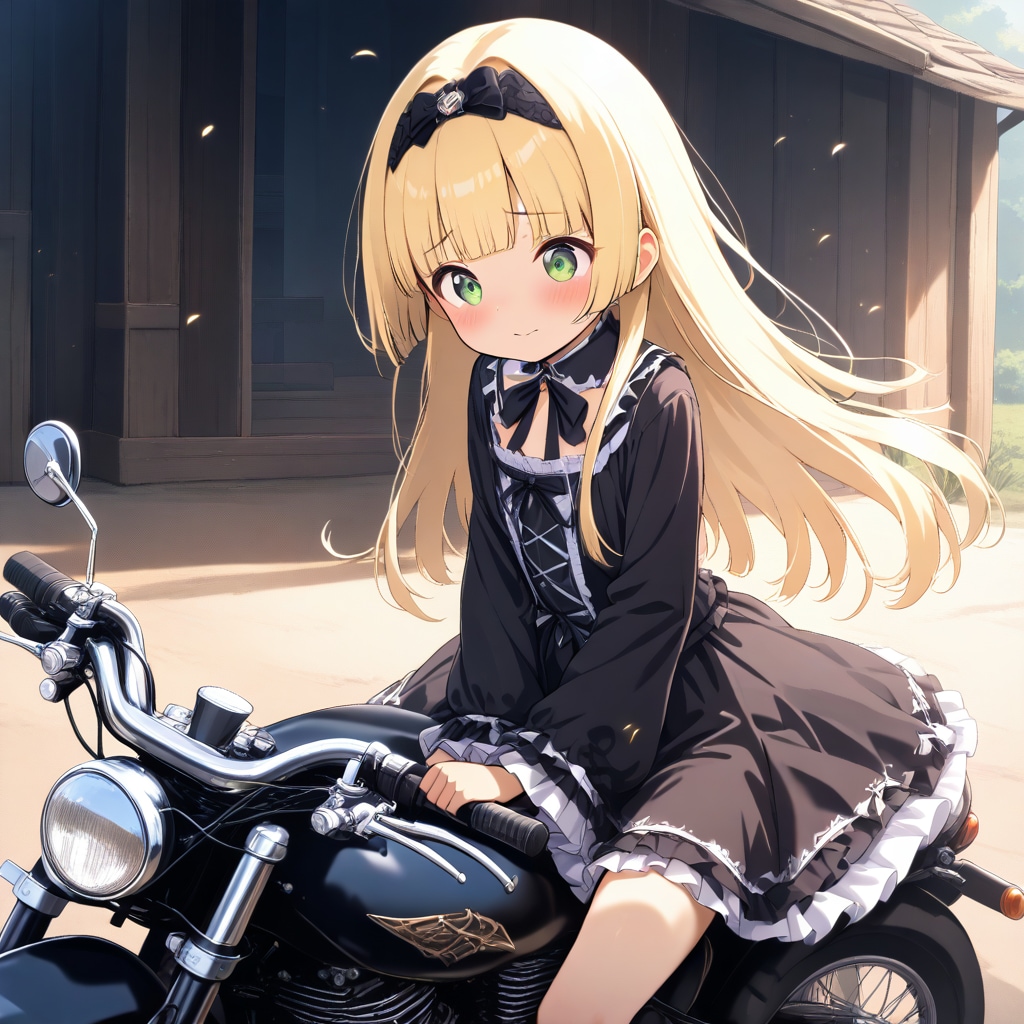 Let's go out on a motorcycle