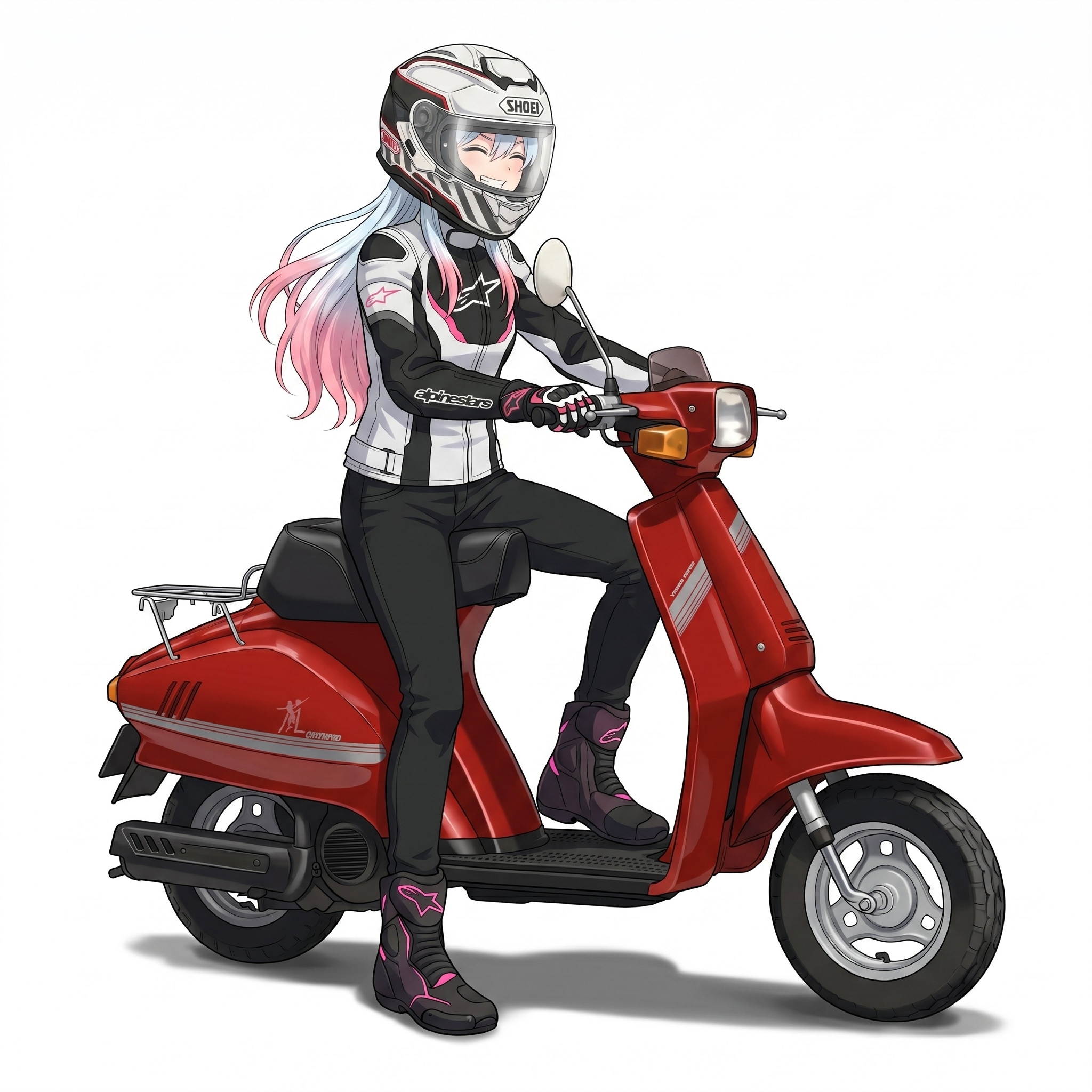 <鈴木ちゃん、本田ちゃん>自分と同じ名前のバイク | の人気AIイラスト・グラビア