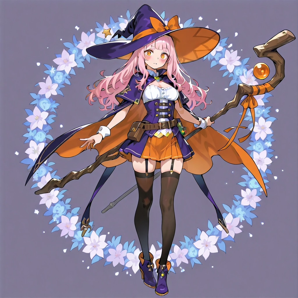 正統派魔法少女・・・(´・ω・｀) | の人気AIイラスト・グラビア