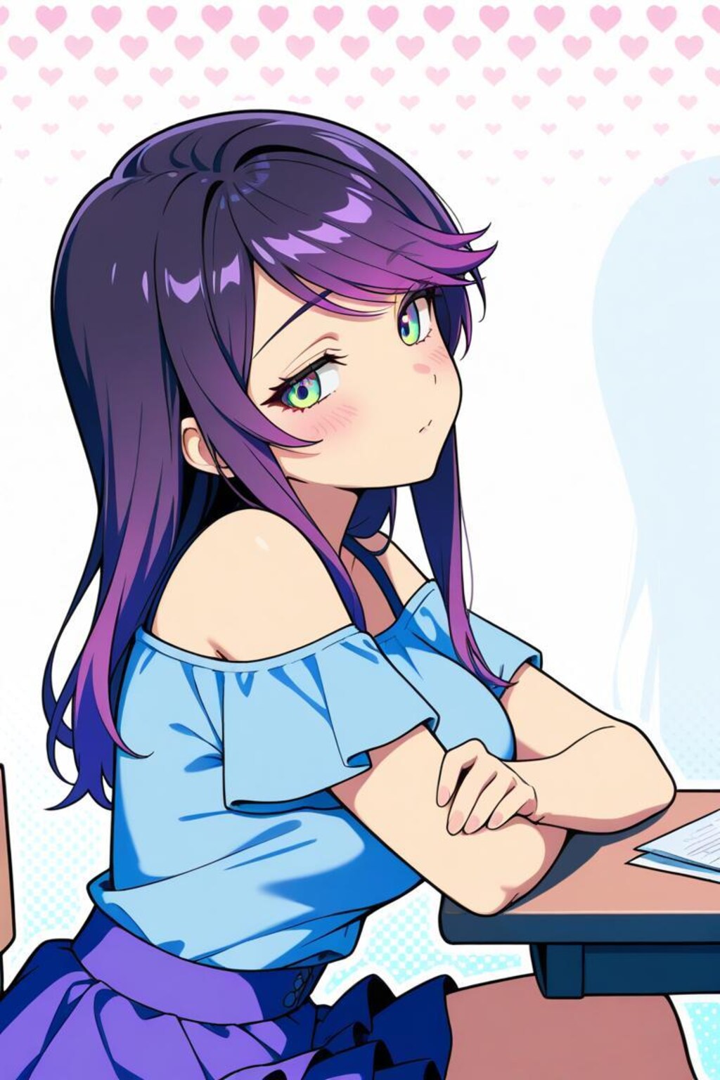 寝てただけですぅ