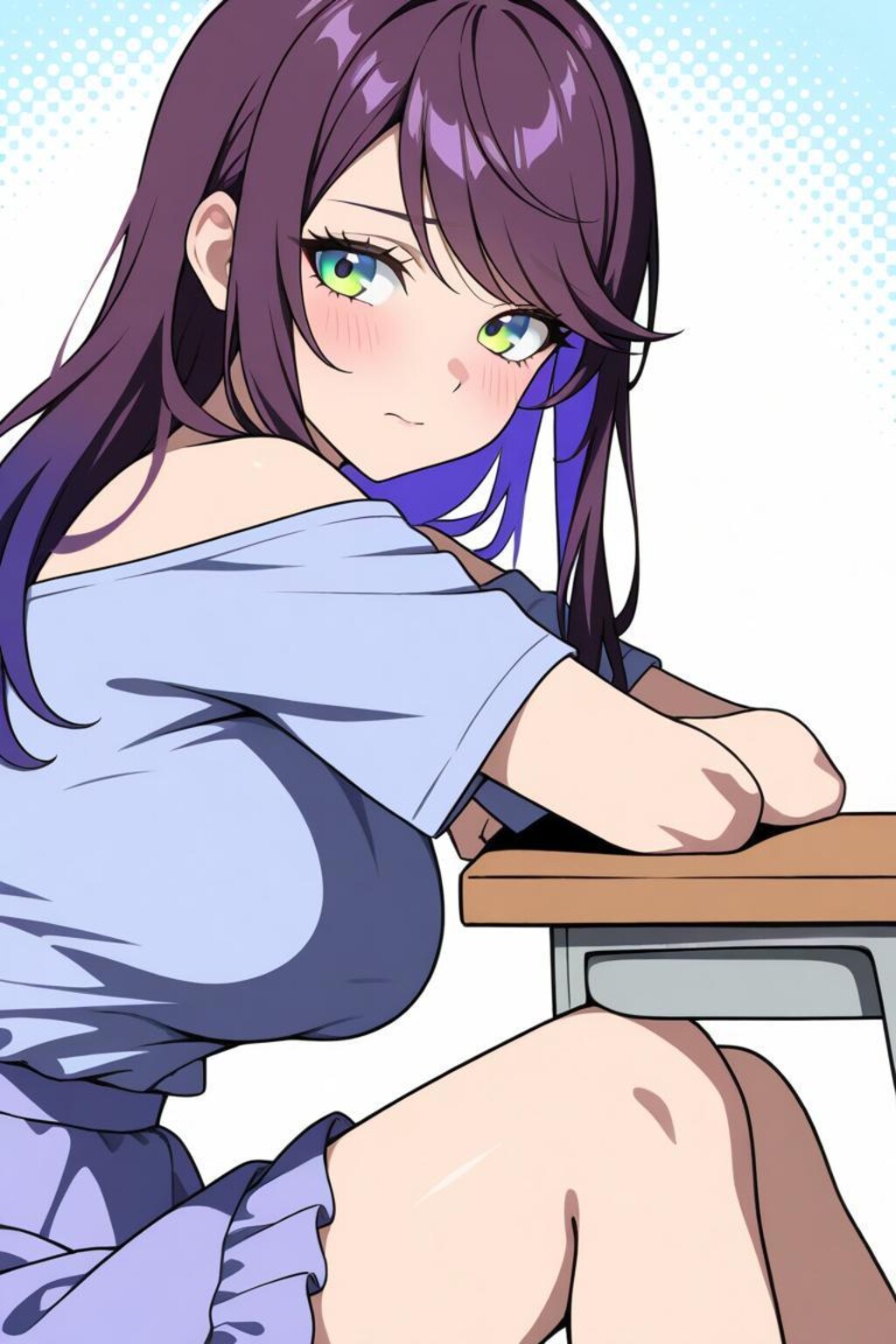 寝てただけですぅ