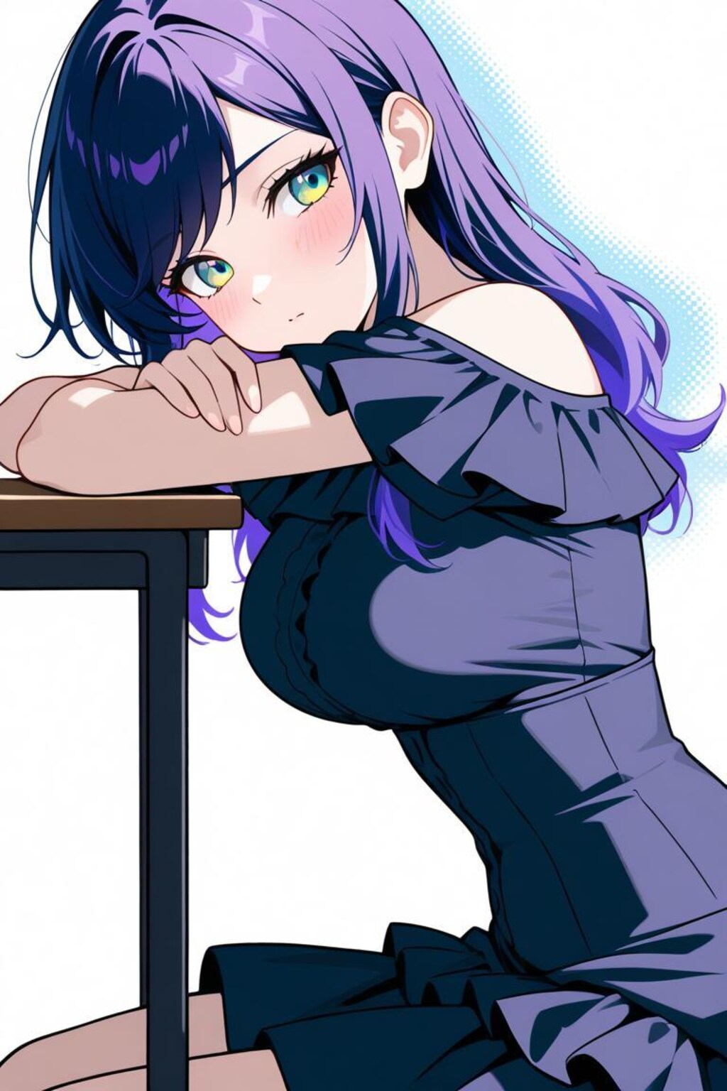 寝てただけですぅ