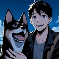 ペットの犬と、黒髪短髪男性★その1-2(9枚) 4枚目