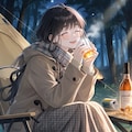眼鏡っ子_「ゆるキャン△」鳥羽美波 2枚目