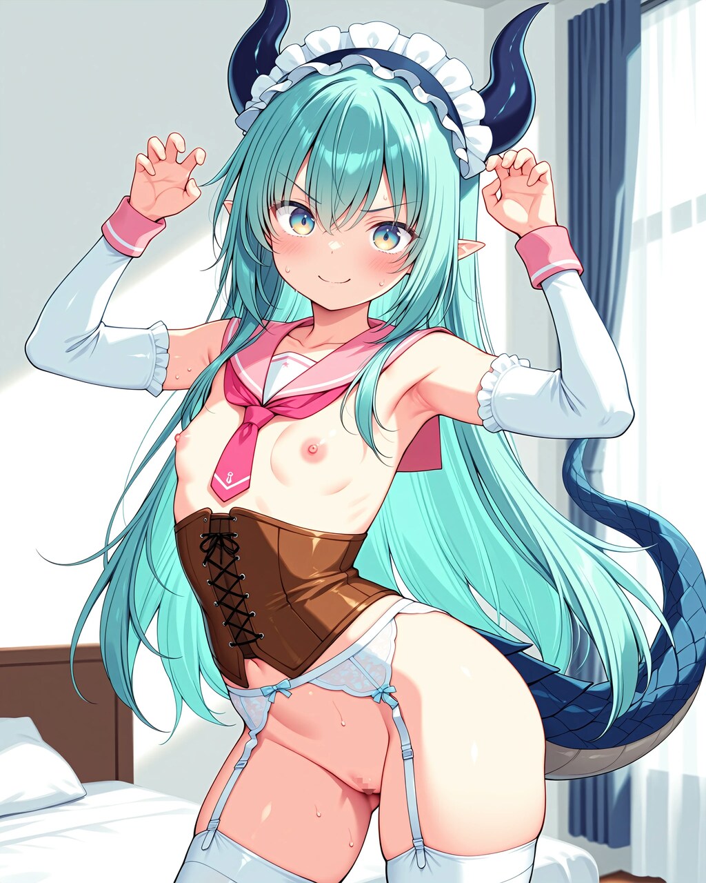 胸とか丸出し　竜娘さん