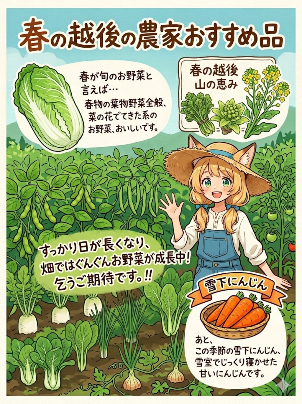 春の農家おすすめ品