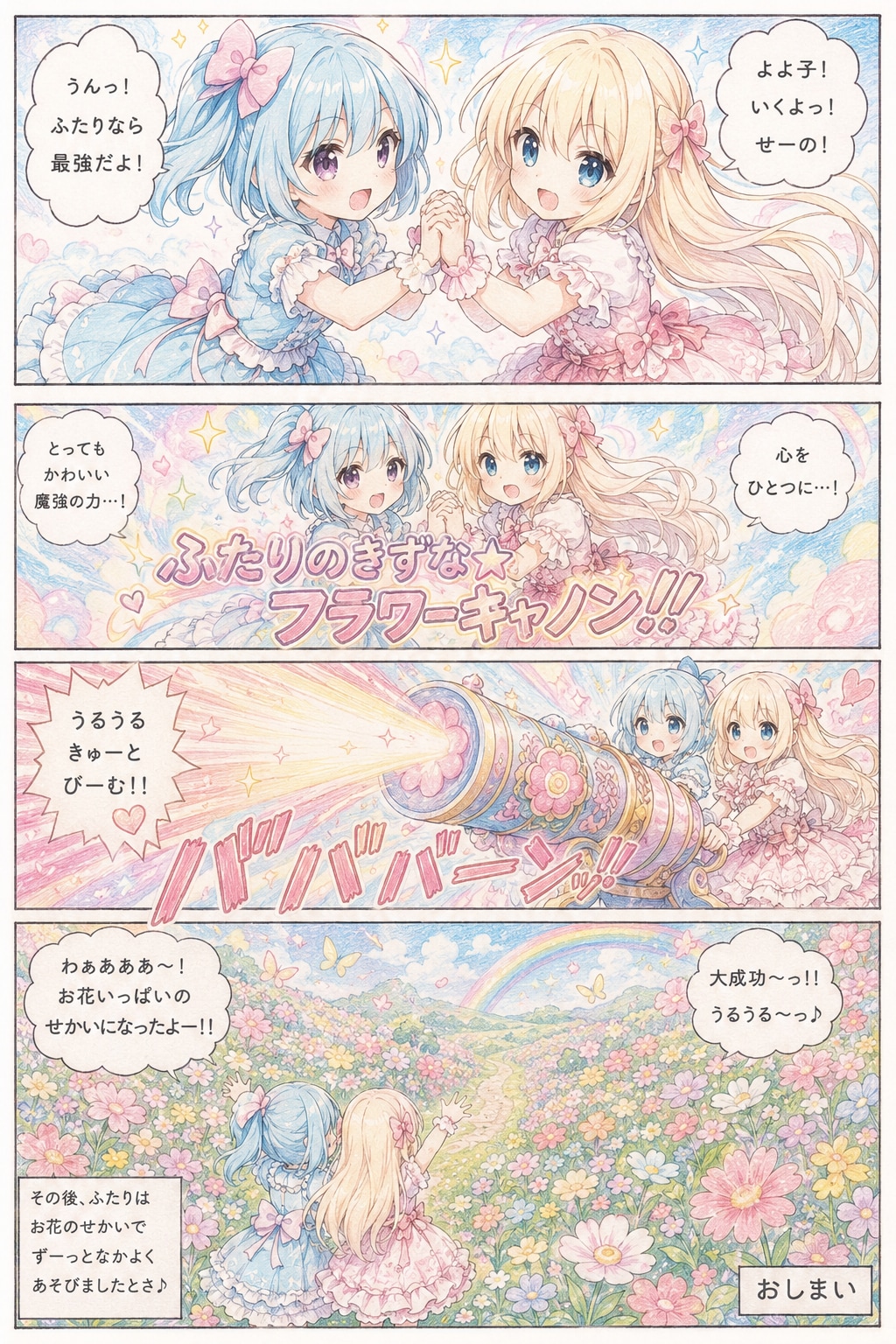 ふたりのきずな⭐️フラワーキャノン！！