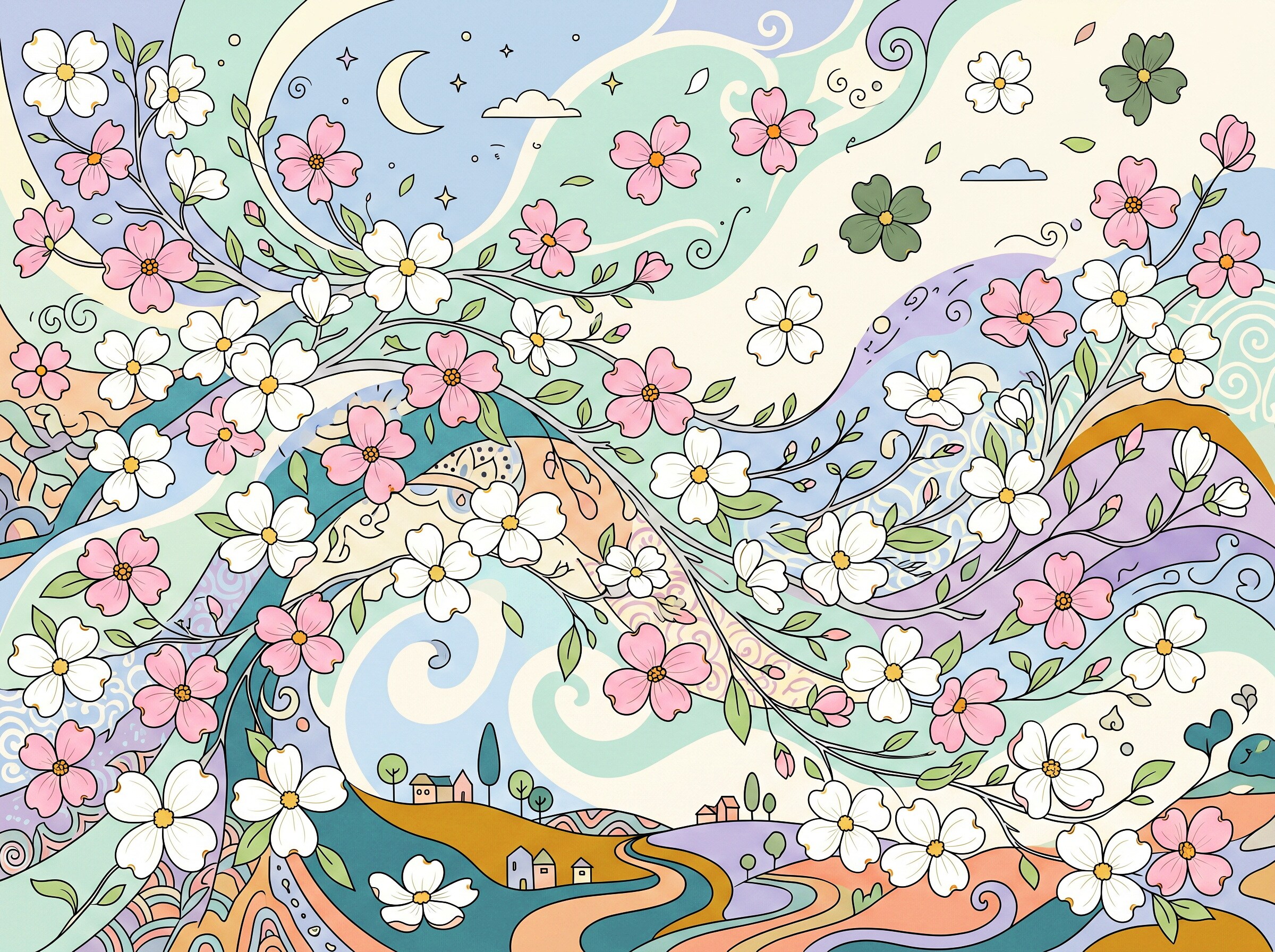 花水木 | の人気AIイラスト・グラビア