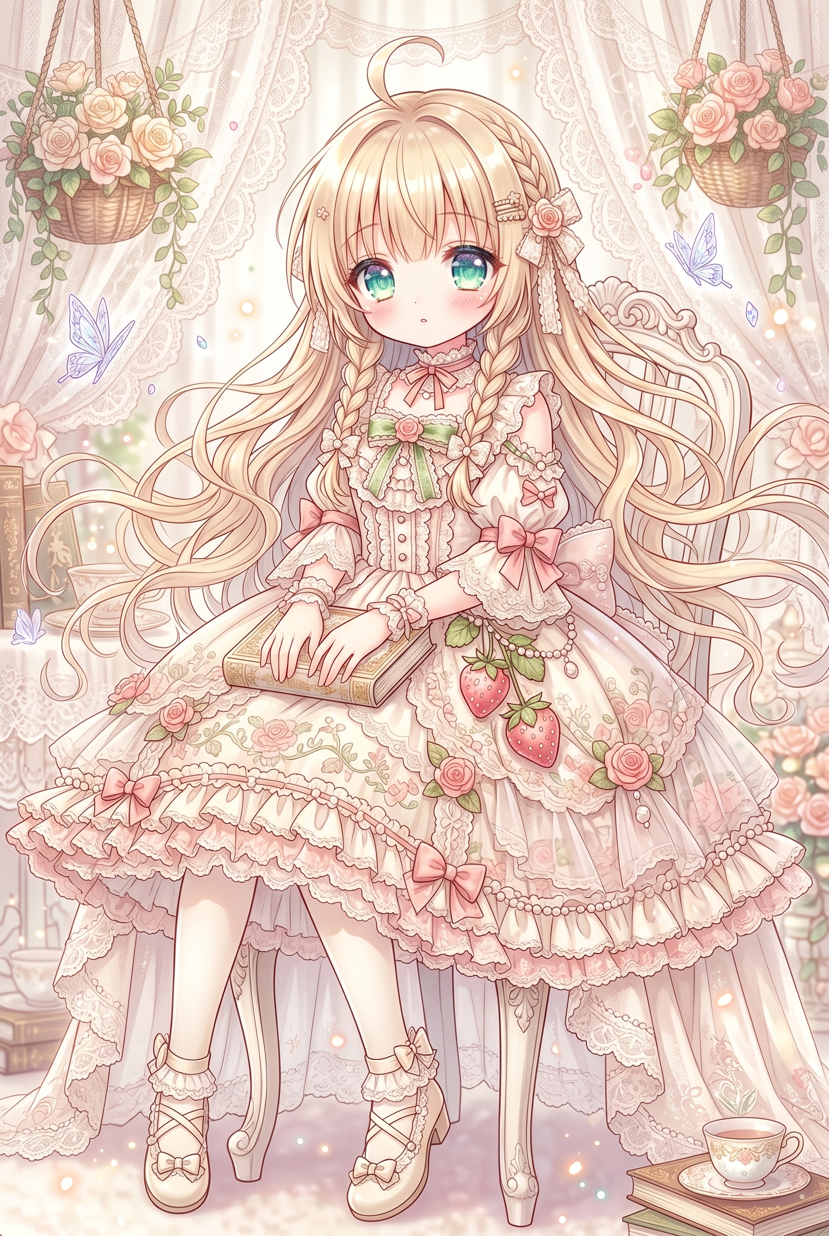 夢織る薔薇の微睡 | の人気AIイラスト・グラビア