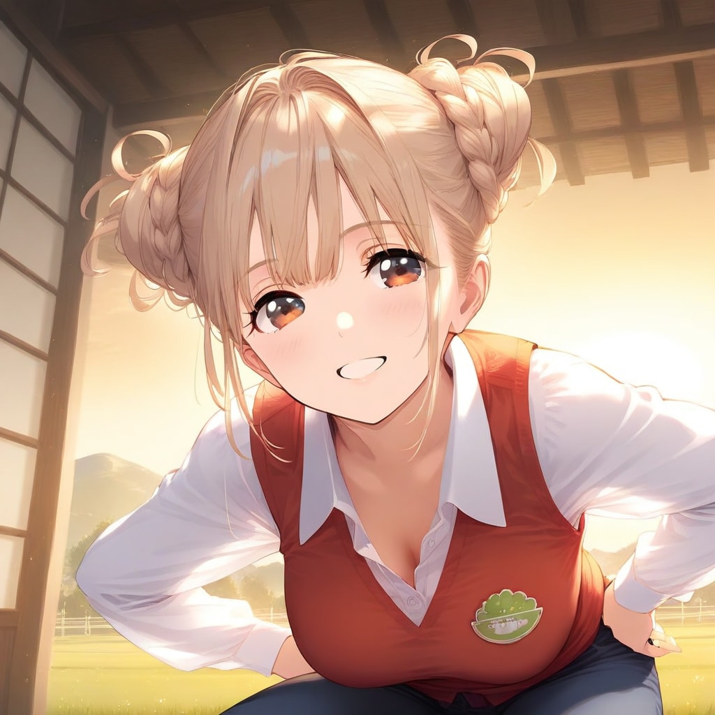 夕暮れの片付け