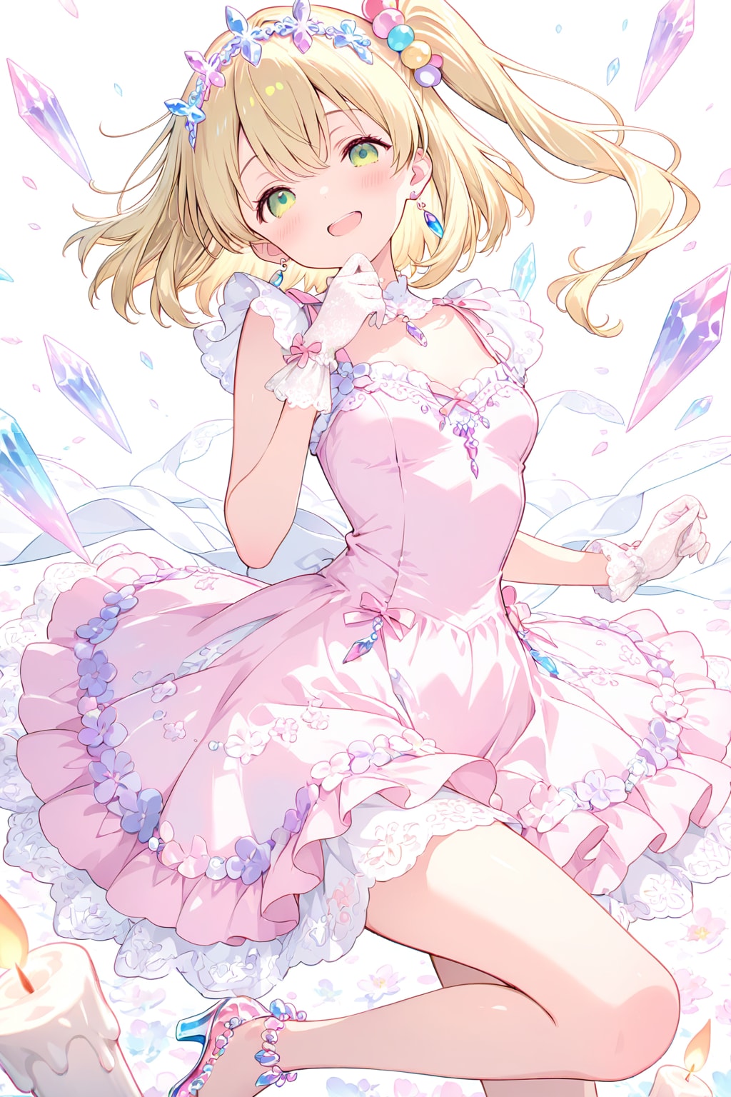 パステルドレスの千鶴ちゃん