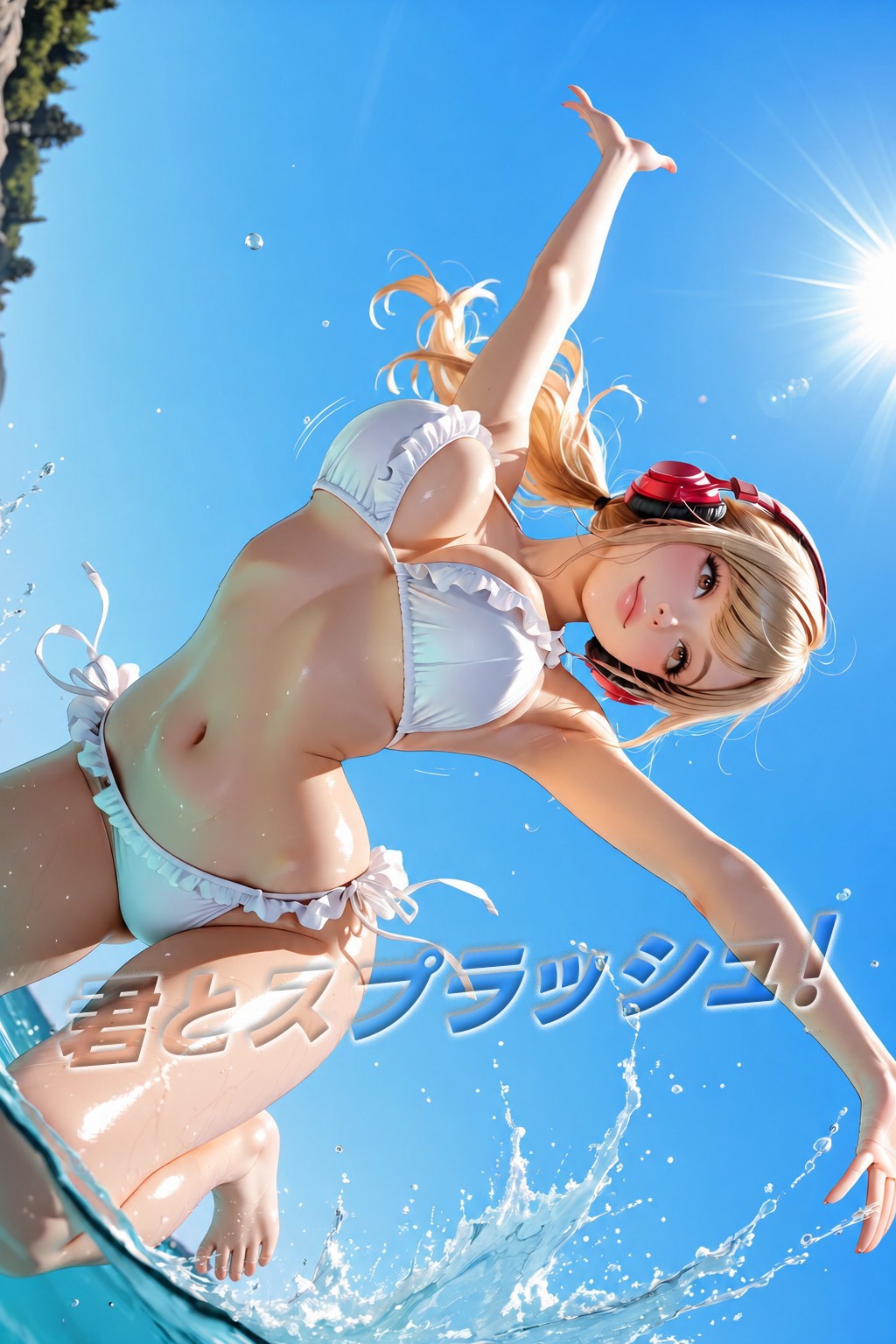 Splash For You!（金髪ギャルと水着と水遊び。）