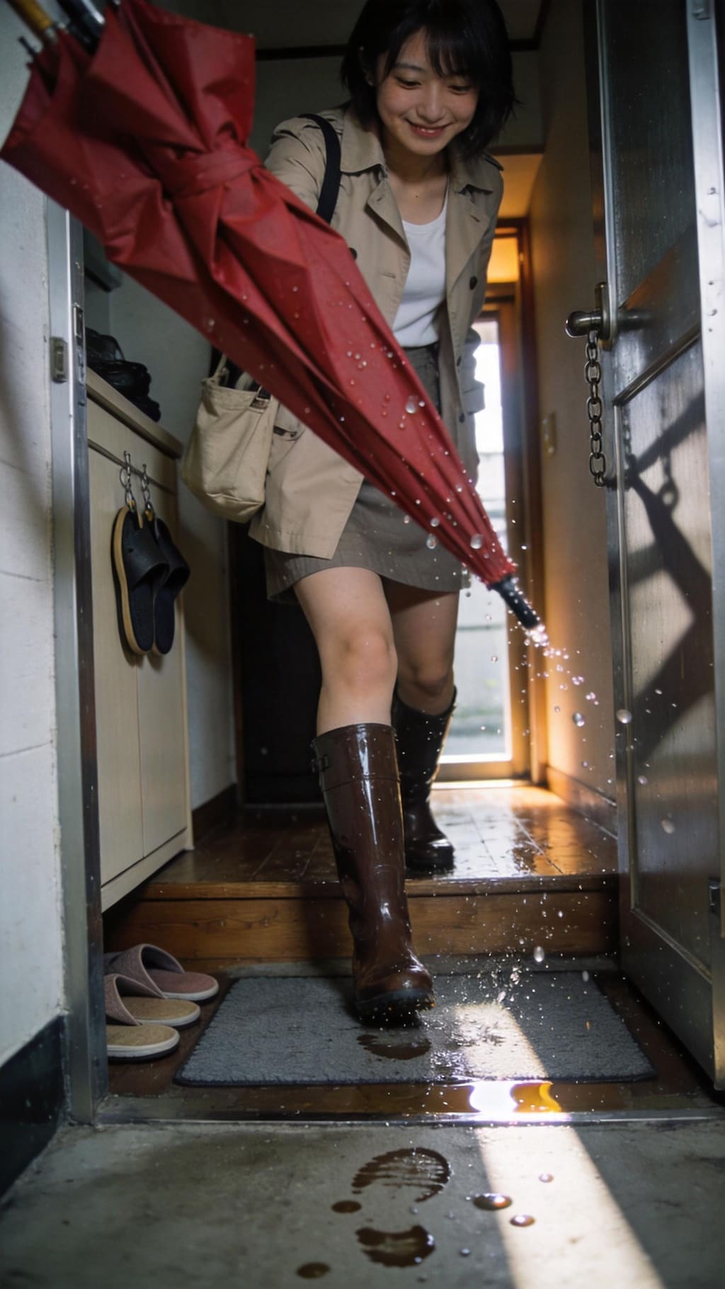 Rainy Day Departure