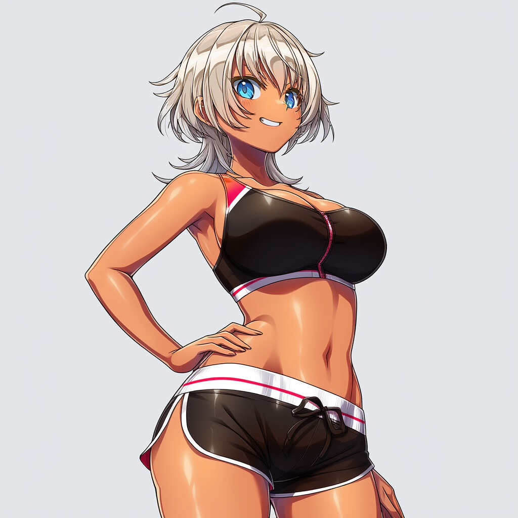 うちの子　褐色スポーツ系