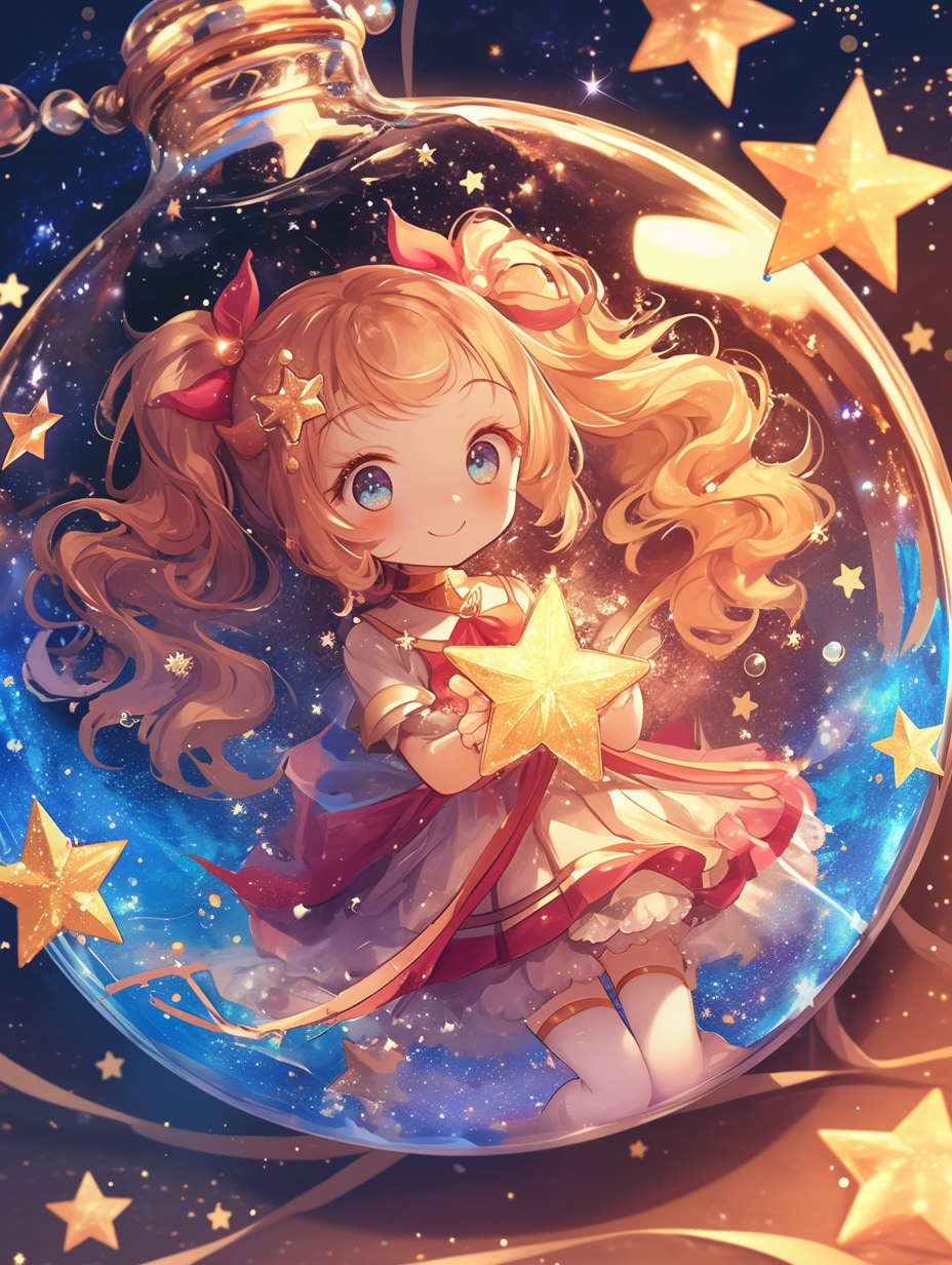 「瓶詰の少女」黄44 | の人気AIイラスト・グラビア