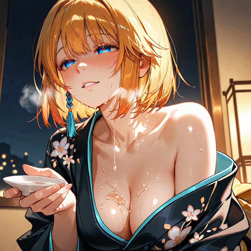 月夜の酒、乱れる理性と静寂