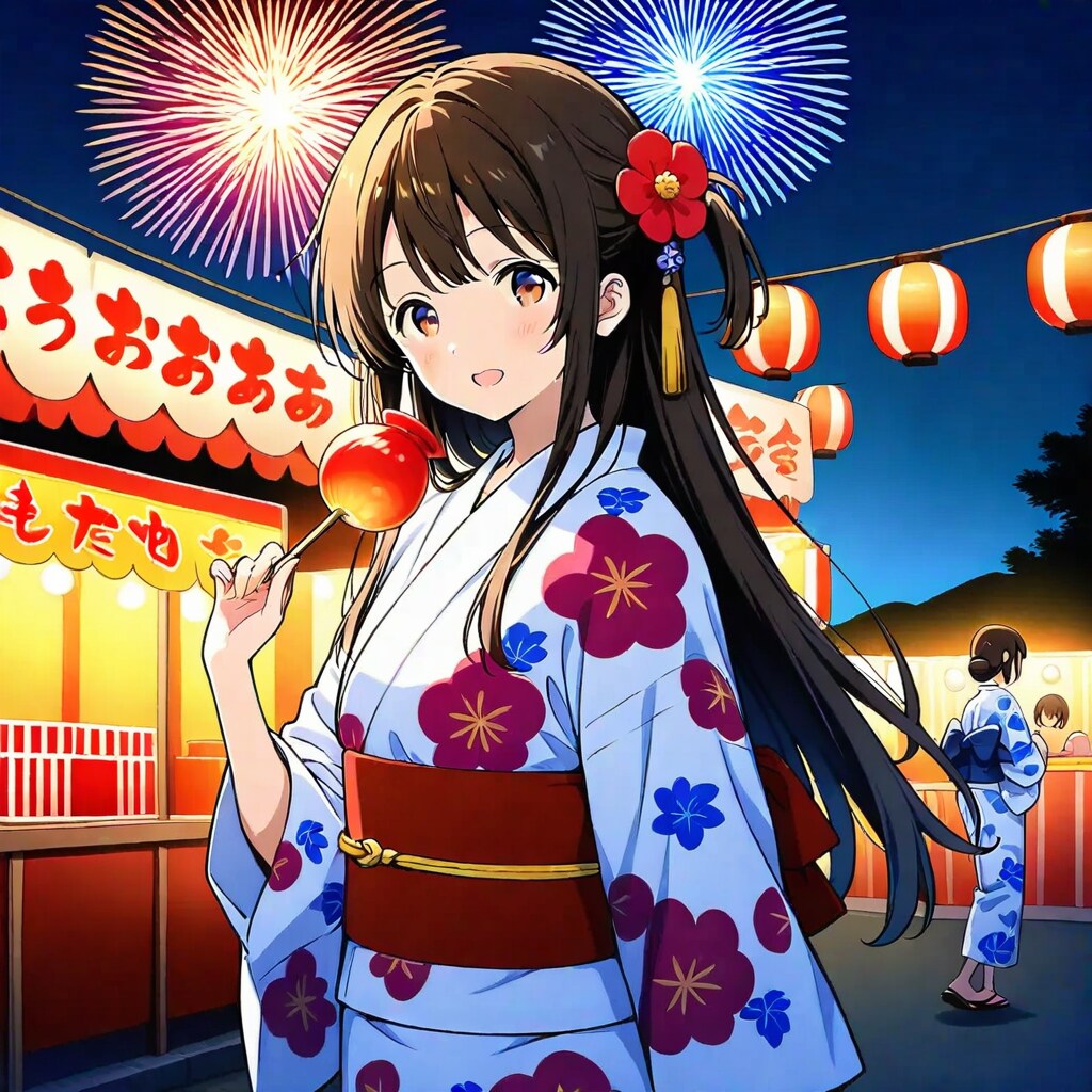 花火大会 | の人気AIイラスト・グラビア