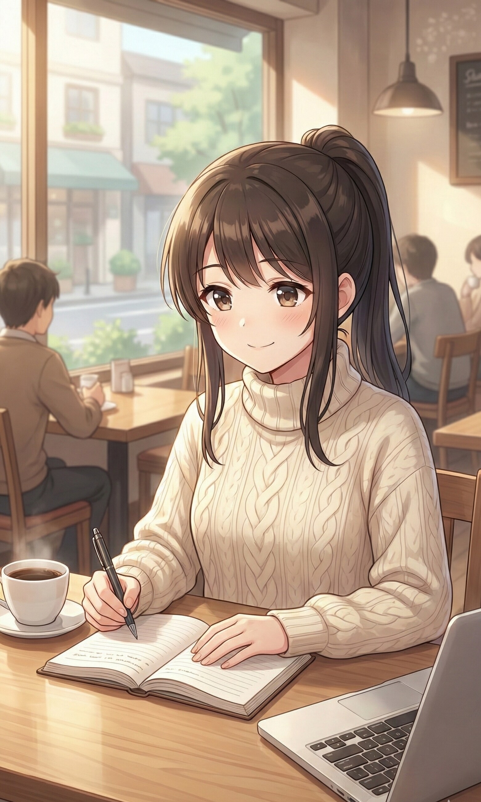カフェで会った彼女