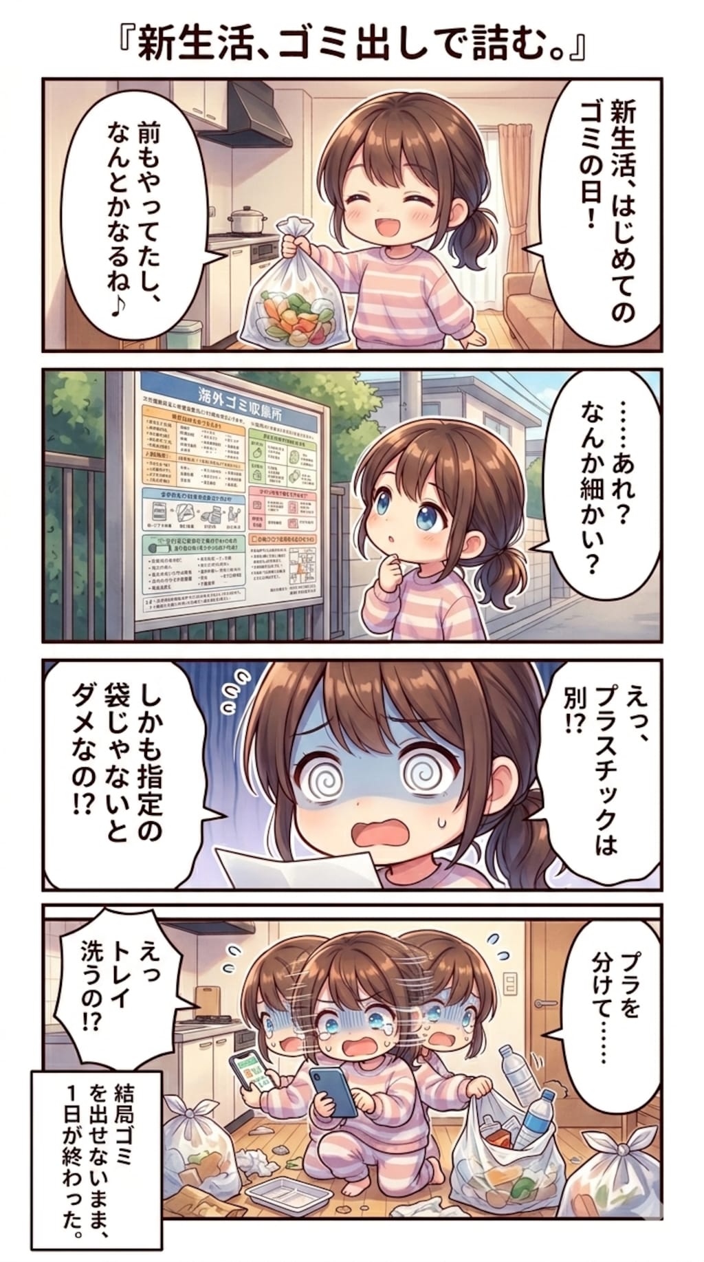 『新生活、ゴミ出しで詰む。』