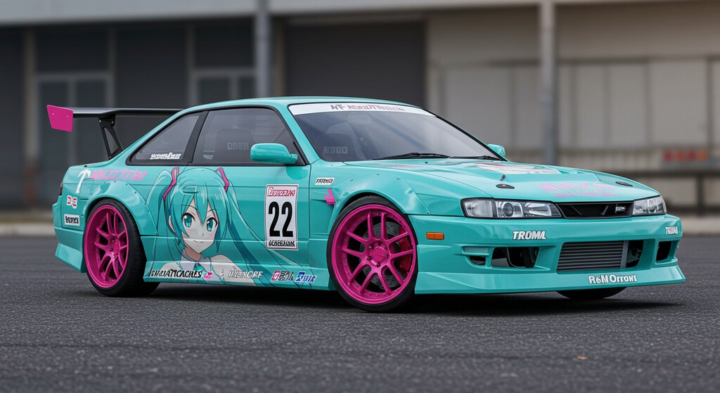 S14シルビア初音ミク痛車