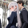 セクハラ電車 2枚目