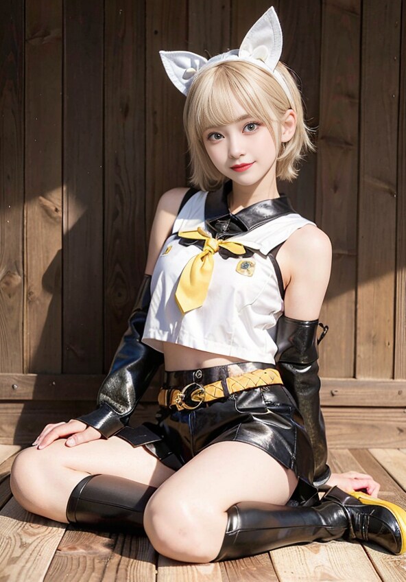 鏡音リンのコスプレ