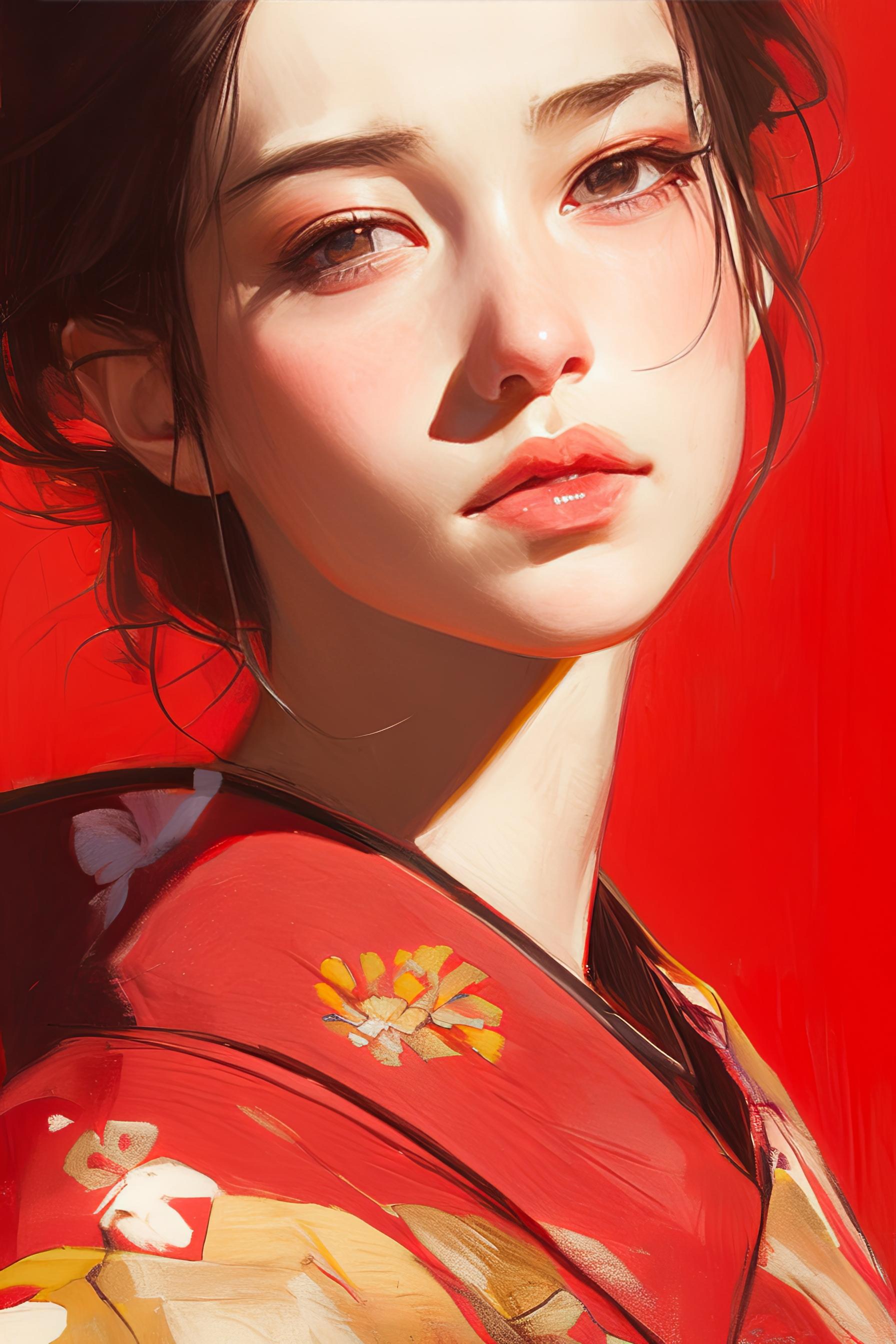 着物の娘