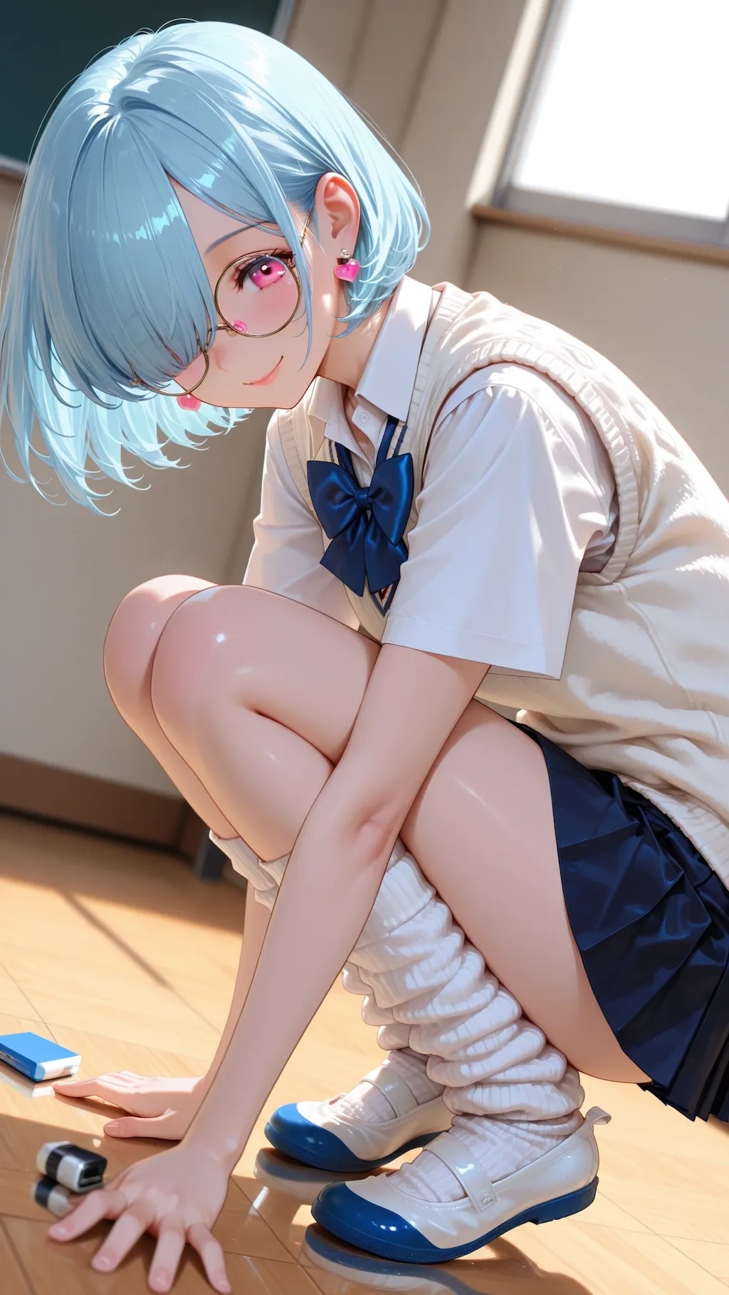 消しゴム落としたよ
