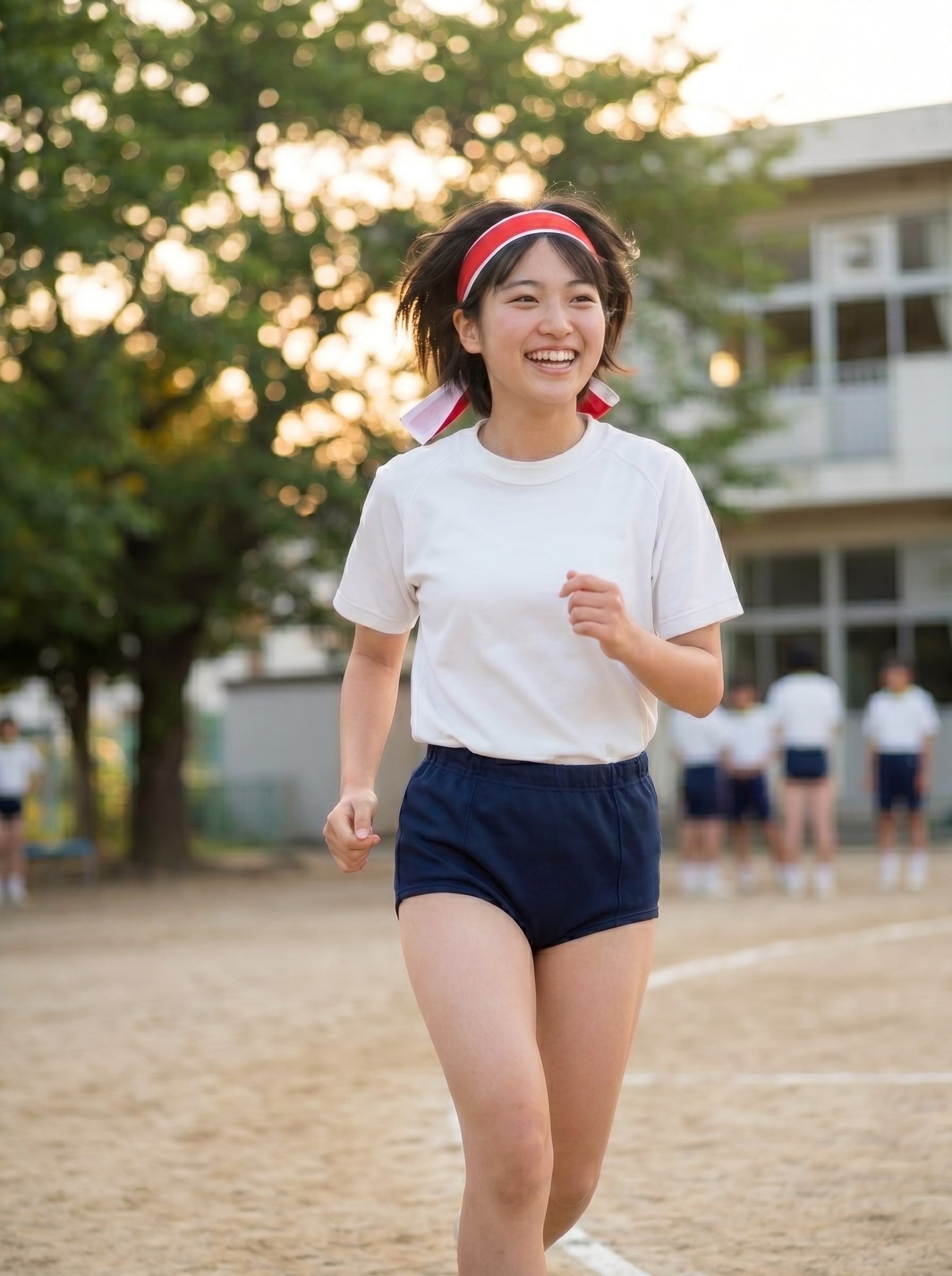 練習中